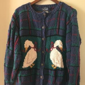 Vintage Woolrich goose sweater